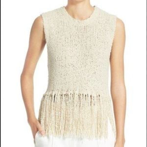 ALC Dylan Knit Fringe Top